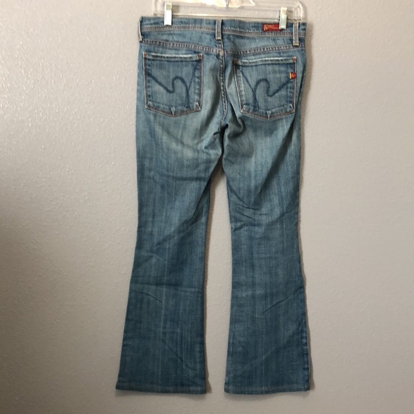 Citizens of Humanity Ingrid #002 low waist flair stretch jeans Women's 27 flare - Picture 6 of 15